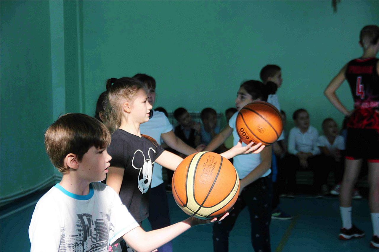 Баскетбол в школе